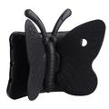 3D Butterfly Kids Custodia antiurto EVA Kickstand Phone Cover per iPad Pro 9.7 / Air 2 / Air - Nero