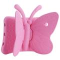 3D Butterfly Kids Custodia antiurto EVA Kickstand Phone Cover per iPad Pro 9.7 / Air 2 / Air - Rosa