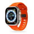 Apple Watch Series Ultra 2/Ultra/9/8/SE (2022)/7/SE/6/5/4/3/2/1 Cinturino in silicone Tech-Protect IconBand Line - 49mm/45mm/44mm/42mm - Arancione