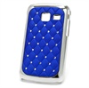 Cover Posteriore con Strass per Samsung Galaxy Y Duos S6102 - Blu Scuro