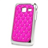 Cover Posteriore con Strass per Samsung Galaxy Y Duos S6102 - Rosa Neon