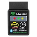 Strumento Diagnostica per Auto ELM327 V2.1 OBD2 Bluetooth - Nero