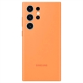 Cover in Silicone per Samsung Galaxy S23 Ultra 5G EF-PS918TOEGWW - Arancione