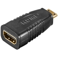 Adattatore HDMI / Mini HDMI Goobay - Placcato Oro - Nero