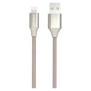 Cavo USB-A / Lightning intrecciato GreyLime - Certificato MFi - 2 m - Beige