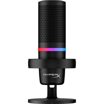 Microfono da gioco HyperX DuoCast con luce RGB - Nero