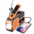 Radio di emergenza solare multifunzionale a manovella con SOS, power bank, torcia HY-068