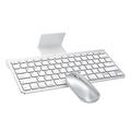 Omoton KB088/BM001 Combo di mouse e tastiera senza fili per iPad/iPhone - Argento