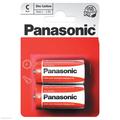Batteria Panasonic R14/C Zinco-Carbone - 2Pz. - 1.5V