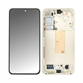 Cover frontale per Samsung Galaxy S23 5G e display LCD GH82-30480B - Crema