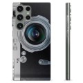 Samsung Galaxy S23 Ultra 5G Custodia TPU - Fotocamera Retrò