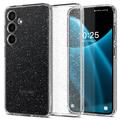 Custodia Spigen Liquid Crystal Glitter per Samsung Galaxy S24 - Trasparente