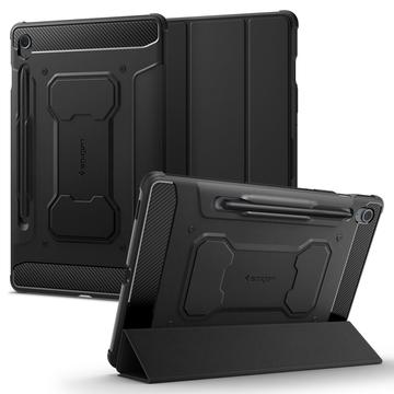 Custodia Folio Samsung Galaxy Tab S9 FE Spigen Rugged Armor Pro - Nera