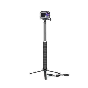 Telesin GP-MNP-90T Bastone selfie per fotocamera sportiva / Treppiede - 0.9m - Nero