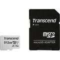 Scheda di memoria microSDXC Transcend 300S con adattatore SD TS512GUSD300S-A - 512 GB