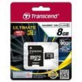 Transcend Ultimate 600x MicroSDHC Memory Card TS8GUSDHC10U1