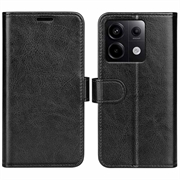Custodia a Portafoglio con Chiusura Magnetica per Xiaomi Redmi Note 13 Pro - Nera