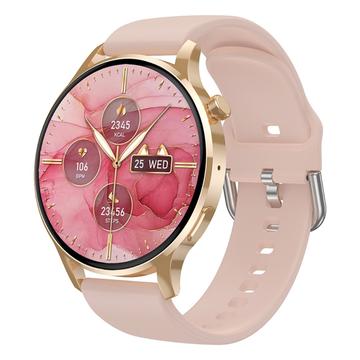 Watch3 pro 1,3" AMOLED Smart Watch con cassa in metallo Bluetooth Bracciale salute donna con monitoraggio frequenza cardiaca
