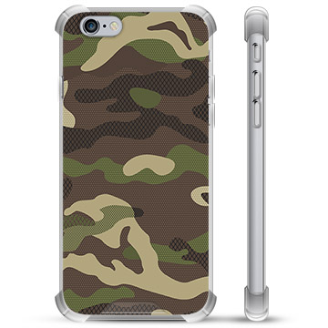Custodia Ibrida per iPhone 6 Plus / 6S Plus - Camouflage
