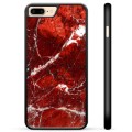 Cover protettiva per iPhone 7 Plus / iPhone 8 Plus - Marmo rosso