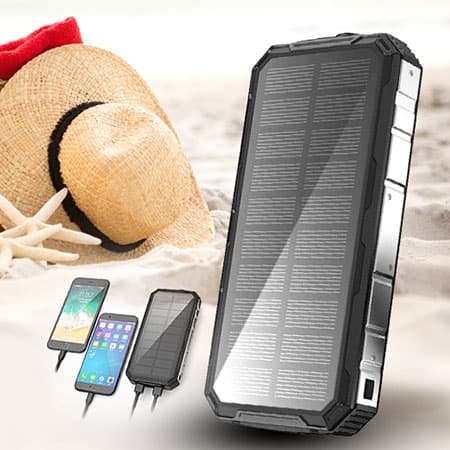 Caricabatterie wireless solare