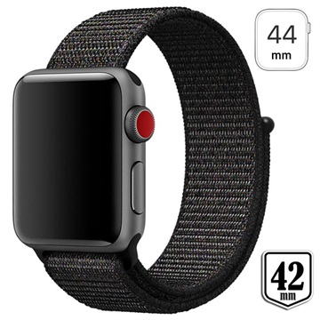 Apple Watch Series 4/3/2/1 Nylon Strap 44mm, 42mm Black Apple Watch Series 4/3/2/1 Nylon Strap 44mm, 42mm Black