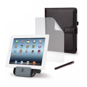 custodia, pennino e pellicola protettiva per iPad 2 o iPad 3