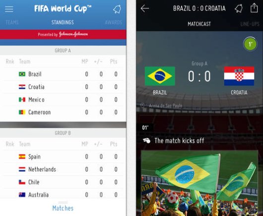 Con l'app ufficiale di FIFA puoi seguire tutte le partite.