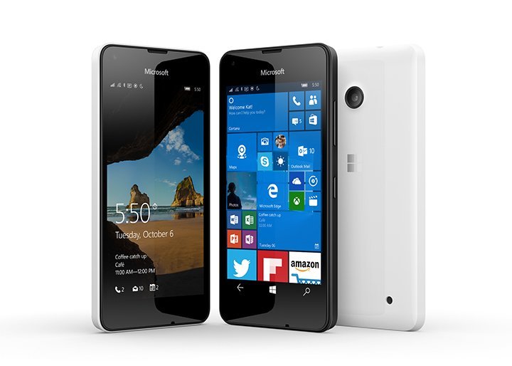 lo smartphone di fascia bassa Microsoft, il Lumia 550