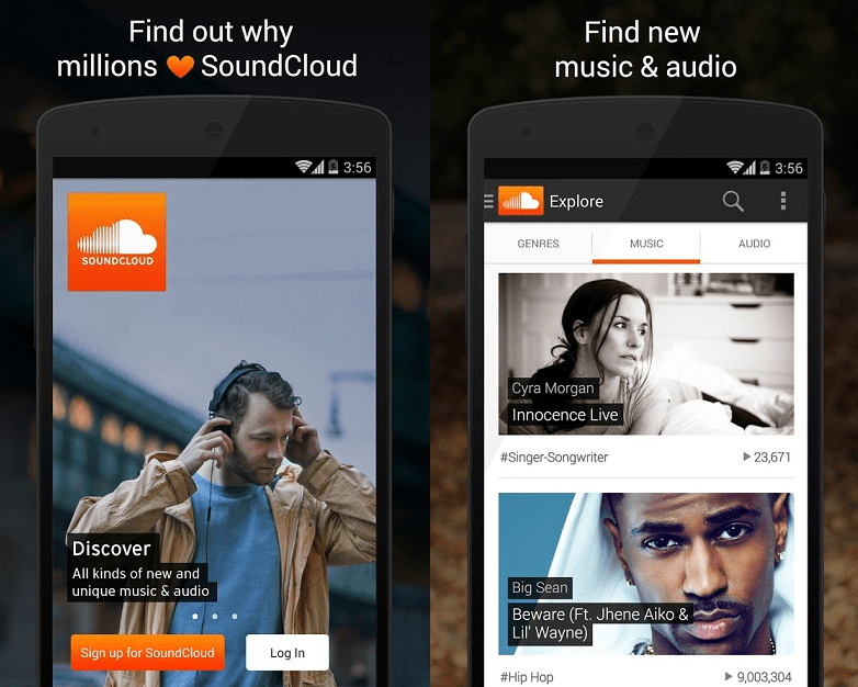 SoundCloud, app di musica streaming