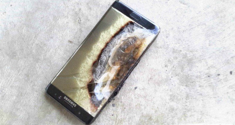Galaxy Note7 esploso