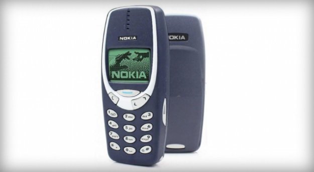 Fronte e retro del Nokia 3310