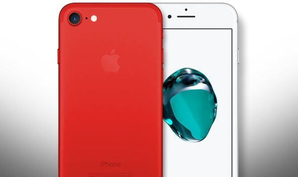 iPhone 7s rosso