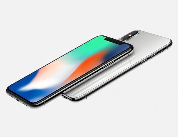 iPhone X argento