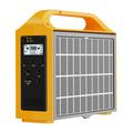 Eg013Li 100W 76.8Wh: stazione di ricarica portatile con pannello solare pieghevole - Giallo