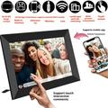 Cornice digitale HD WiFi da 10.1" con trasferimento foto/video wireless - Nero