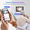 Cornice digitale HD WiFi da 10.1" con trasferimento foto/video wireless - Nero