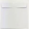 100 pz. Buste per CD/DVD in carta con finestra trasparente - 12x12cm - Bianco