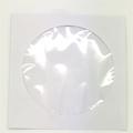 100 pz. Buste per CD/DVD in carta con finestra trasparente - 12x12cm - Bianco