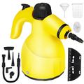Pulitore a vapore portatile da 1000W senza sostanze chimiche per la casa, la cucina e l\'auto - Giallo