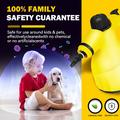 Pulitore a vapore portatile da 1000W senza sostanze chimiche per la casa, la cucina e l\'auto - Giallo