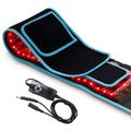 Cintura per terapia con luce rossa a 105 LED con 5 modalità di intensità - 660nm/850nm - Nero / Blu