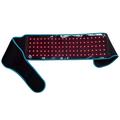Cintura per terapia con luce rossa a 105 LED con 5 modalità di intensità - 660nm/850nm - Nero / Blu