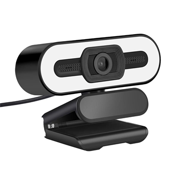 Webcam 1080p Full HD con microfono e luce di riempimento a LED A55