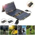 Caricatore solare USB pieghevole da 10W / Power Bank con 4 pannelli