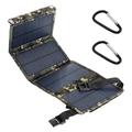 Caricatore solare USB pieghevole da 10W / Power Bank con 4 pannelli