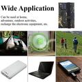 Caricatore solare USB pieghevole da 10W / Power Bank con 4 pannelli - Mimetico