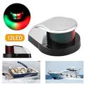 Luce di navigazione marina a 12 LED per barche, yacht e barche a vela - IP67 - Rosso / Verde