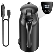 Bollitore elettrico da auto 12V/24V con controllo intelligente della temperatura - 800ml - Nero