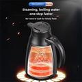 Bollitore elettrico da auto 12V/24V con controllo intelligente della temperatura - 1200ml - Nero